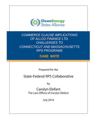 Commerce-Clause-and-RPS-Challenges-2016 cover