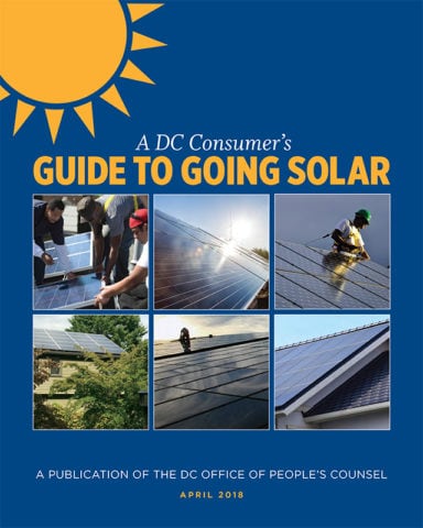Cover image for resource: A DC Consumer's Guide to Going Solar