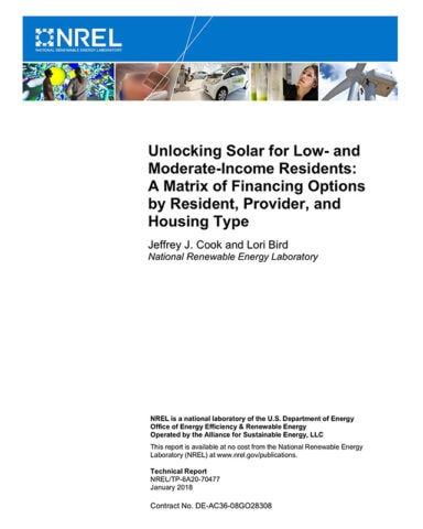 NREL-LMI-Solar-Matrix cover
