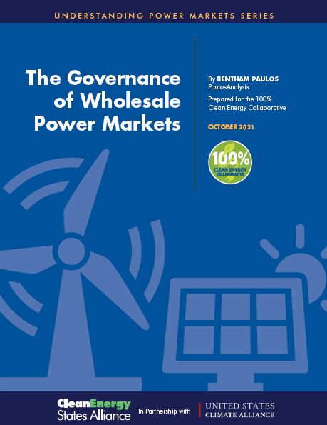 The Governance of Wholesale Power Markets (October 2021) 